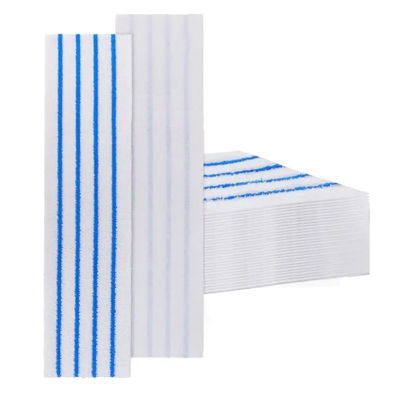 B97A-Wet& Dry Cleaning Refills For Rubbermaid Quick Connect Mop System- 30 Pack Replacement Disposable Microfiber Pads