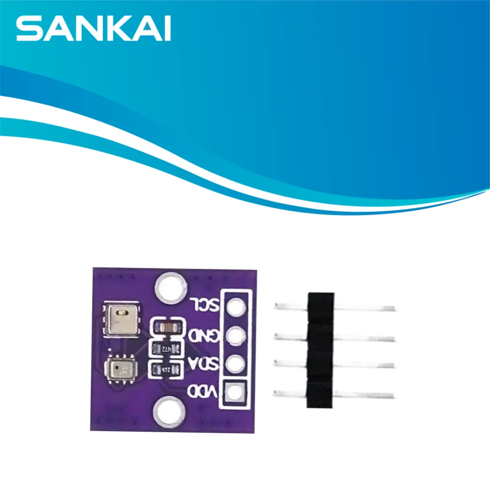 5Pcs AHT20+BMP280 3-in-1 Temp/Humidity/Pressure Sensor, I2C High Precision, BME280 Alternative