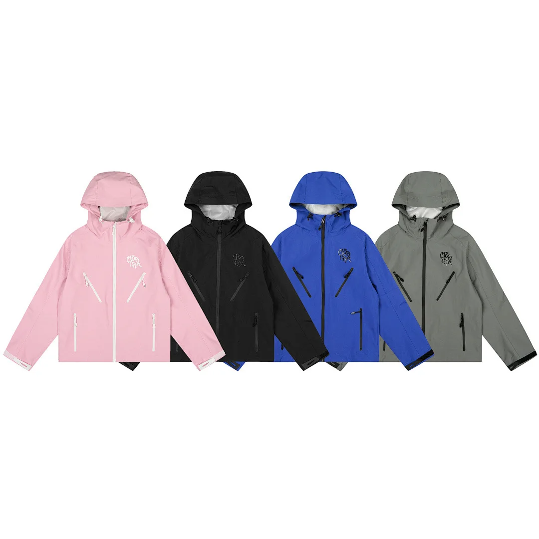 Mertra Gradient Jacket: Retro Streetwear, Hip-Hop, Casual, Outdoor, Waterproof Jacket