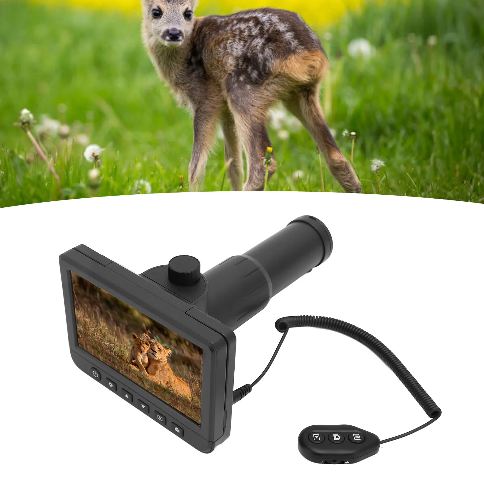 كاميرا تلسكوب رقمية 50X تكبير 1080P فيديو 5 بوصة LCD تلسكوب رقمي مع كاميرا للصيد في الهواء الطلق