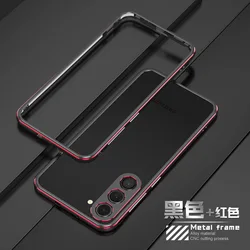 Aluminum metal bumper Frame Slim Cover phone case+ carmera Protector For Samsung Galaxy S25 S24 S23/S23+/S23 Ultra S22