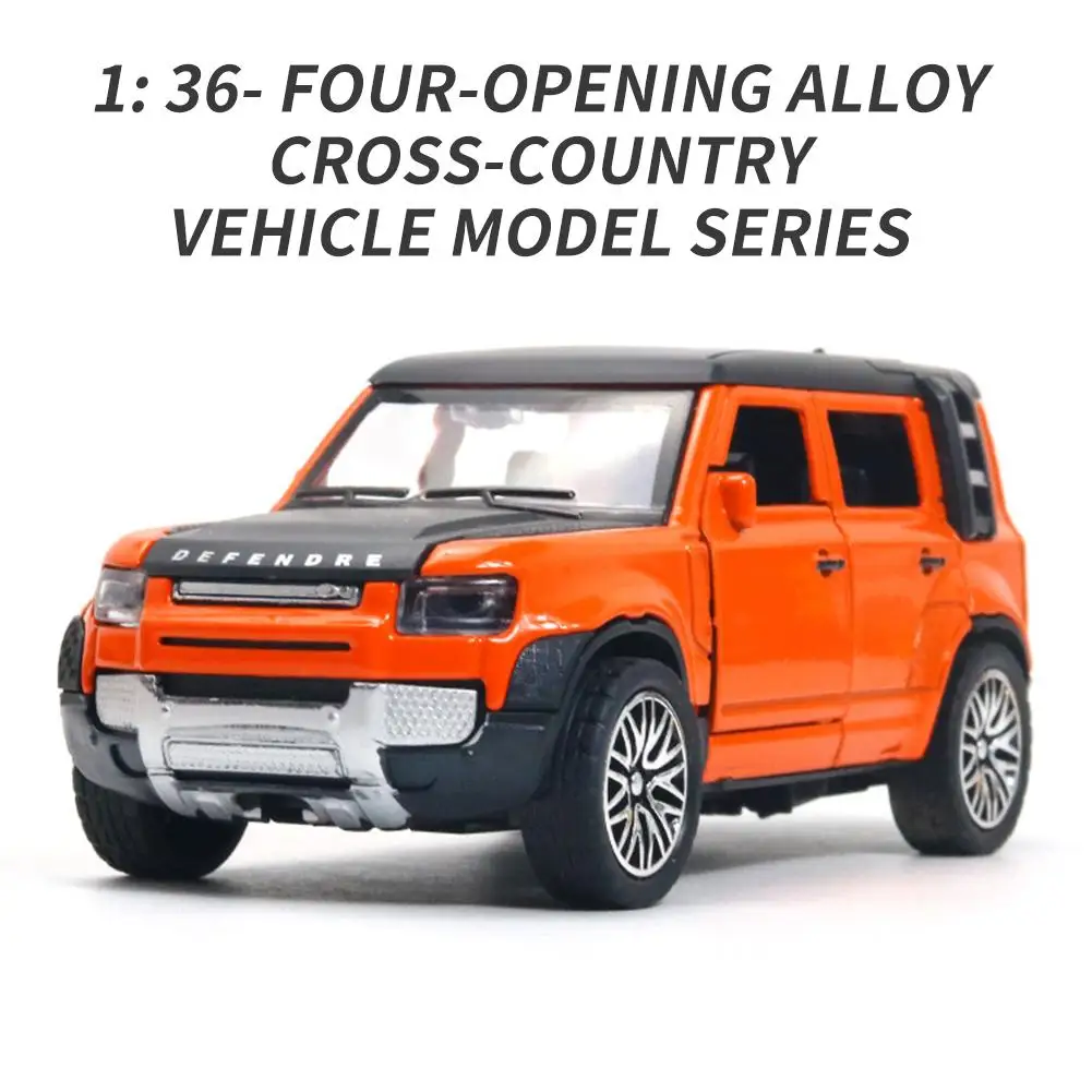 1/36 Alloy Car Model Simulation Toy Diecast Vehicles Alloy Diecast Model Off-road SUV With Sound N Light Collection Toy for Boy