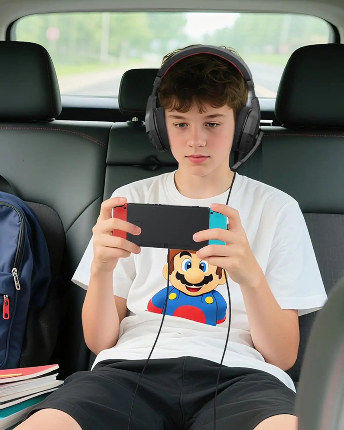 سماعات ألعاب NUBWO U3 مع ميكروفون شفاف للمكالمات والتحكم في مستوى الصوت سماعات ألعاب للأطفال للكمبيوتر الشخصي PS4 PS5 Mac IPad Xbox