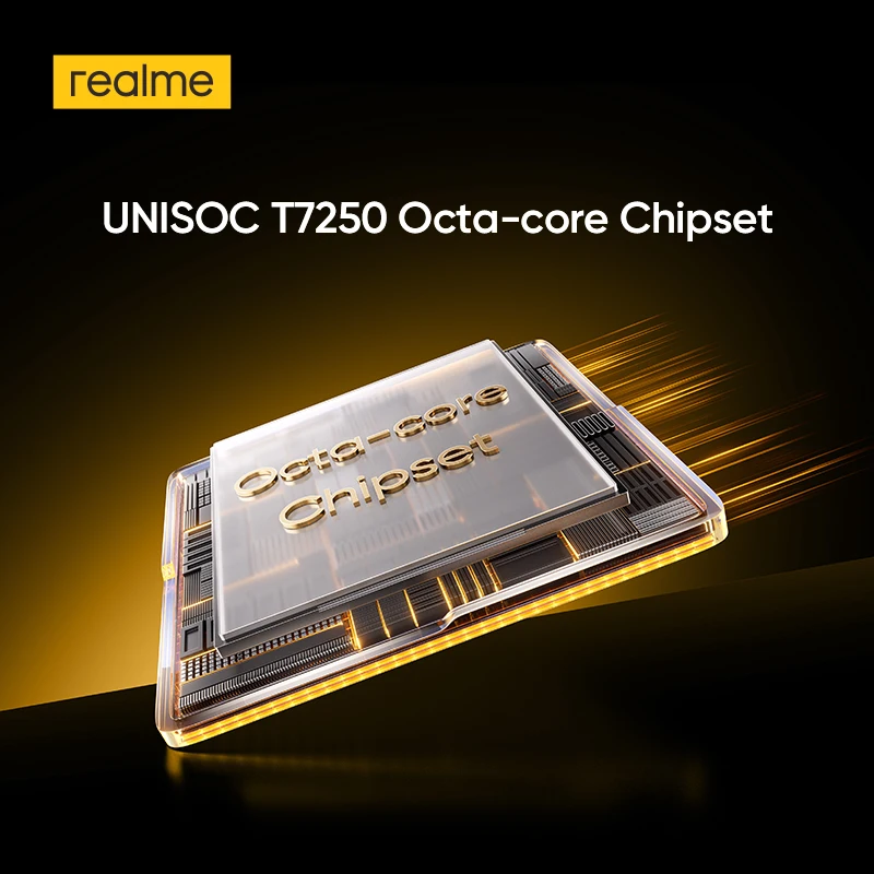 [العرض الأول في العالم] هاتف ذكي Realme Note 70 بشاشة 6.74 بوصة 90 هرتز وبطارية 6300 مللي أمبير في الساعة وشحن 15 وات وكاميرا AI بدقة 13 ميجابكسل UNISOC T7250