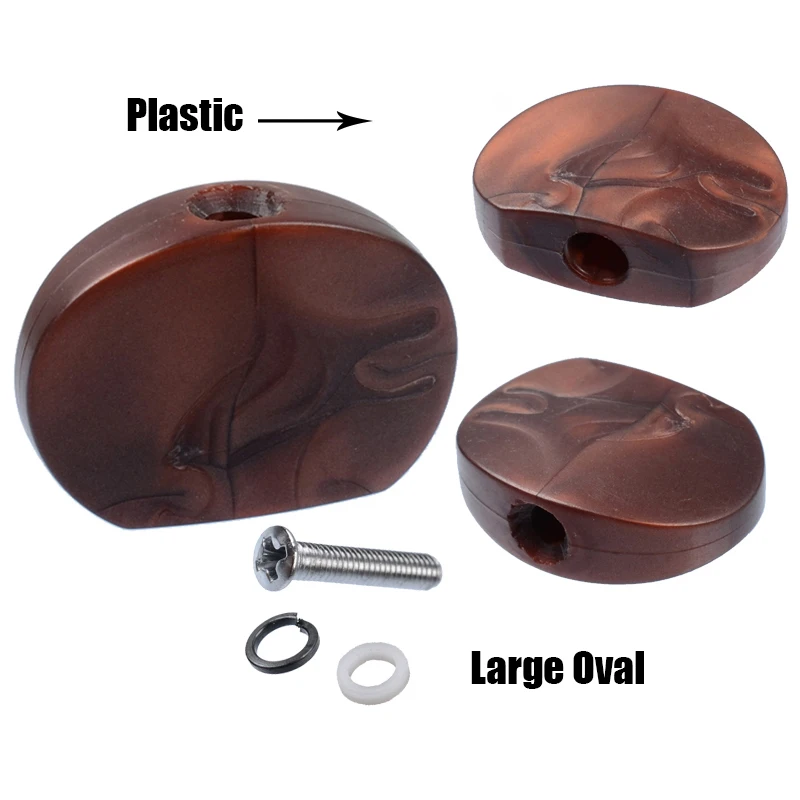 12Pcs Chocolate Guitar Tuning Pegs keys Tuners Machine Heads replacement Buttons knobs Handle