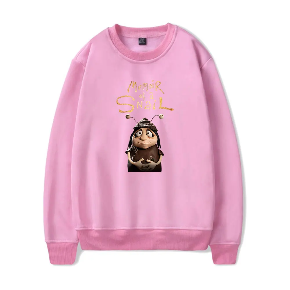 مذكرات سويت شيرت Snail MerchSweatshirt كاجوال بياقة دائرية وأكمام طويلة ملابس الشارع #5