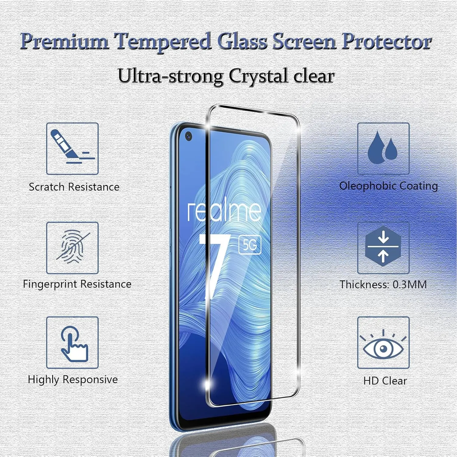 999D Full Protective Glass For Realme 6 7 8 9 Pro 8i 9i 5G 6S Tempered Screen Protector For Realme 10 10S 10T 11 4G 12X 13 Film