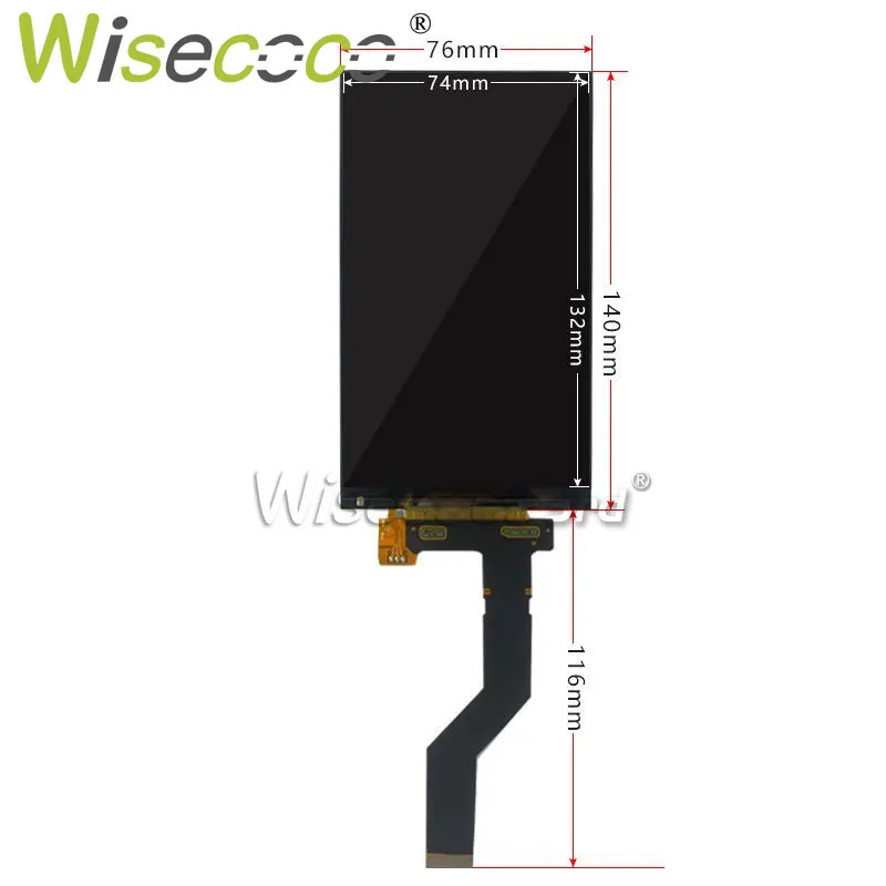 Wisecoco 6 pollici 2K 2560x1440 modulo schermo LCD Raspberry Pi laptop PC Display LCD scheda Driver orizzontale