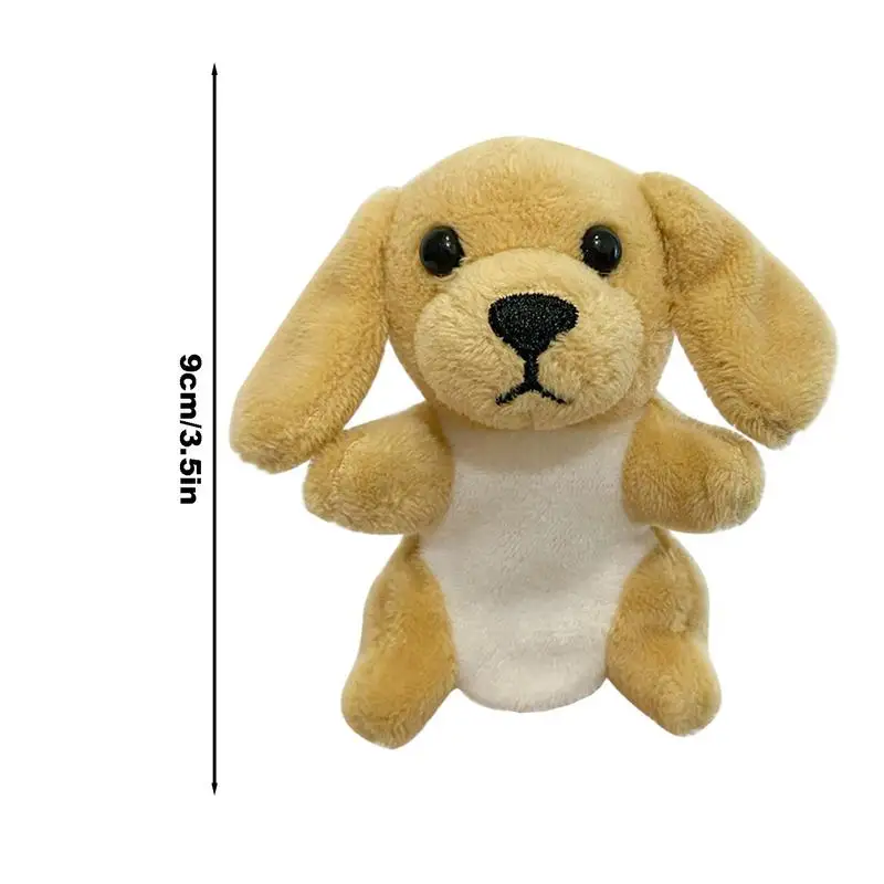 9cm Animal Finger Puppets Realistic Cute Farm Animal Toys Toddler Finger Puppet Toys Learning and Educational Toys Story Telling