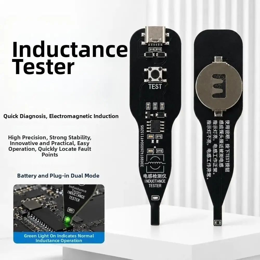 High Accuracy Motherboard Coil Tester Quick Investigation Professional Inductor Detector Tool Multi-functional Strong Stability