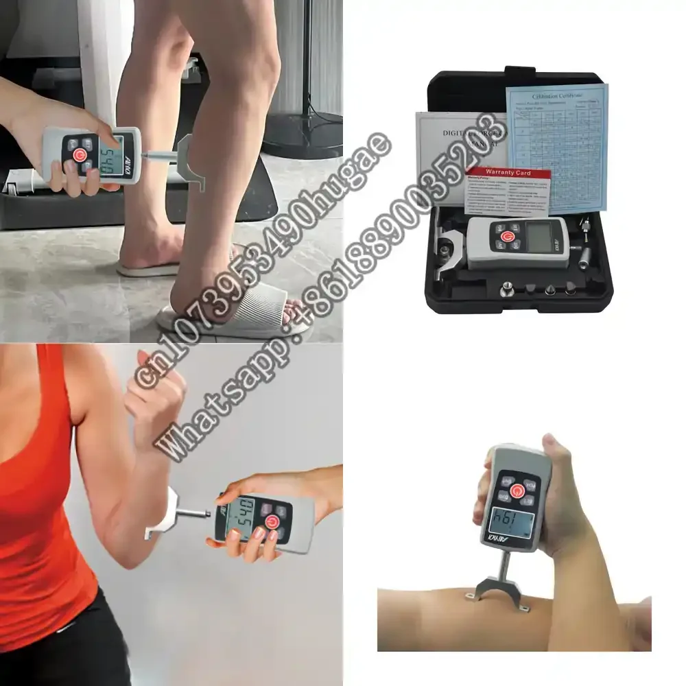 Physiotherapist Strength Test Instrument for 500N Push Pull Functional Task Assessment for Legs Arm Muscle Force Measurement