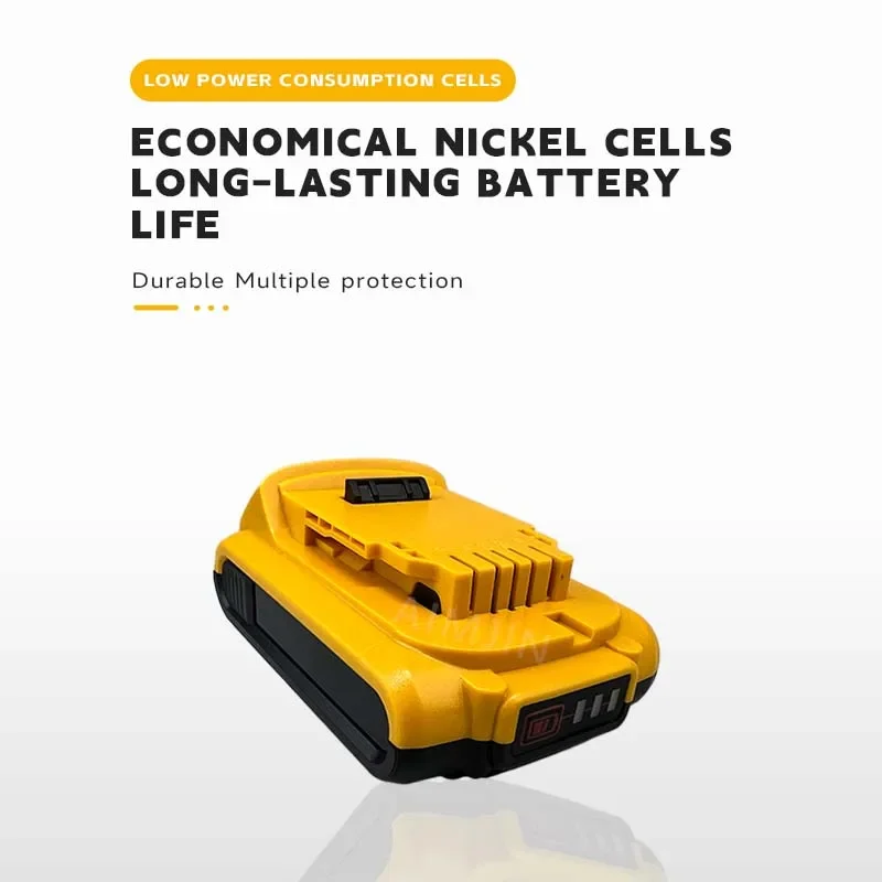 Imagem -03 - Substituição da Bateria de Lítio para Dewalt 18v Max Lithium-ion Battery Dcb206 Dcb205 Dcb204 Ferramentas Eléctricas 4ah Dcb203