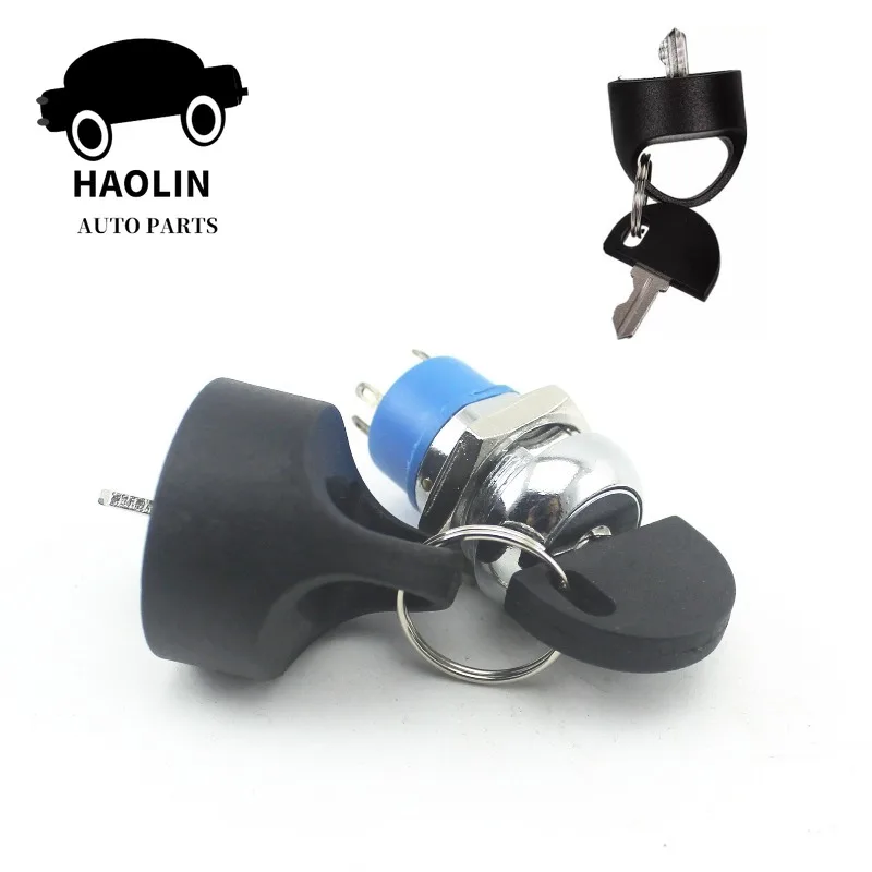 1x Ignition Switch Lock 2x Keys Replacement Mobility Scooter Spare Start On/Off Ignition Switch For Pride Mobility Scooters