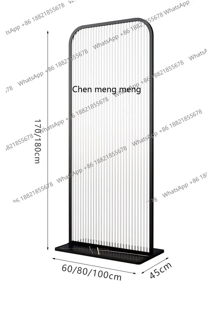 The entrance entrance of the movable screen hotel is modern and simple, blocking entrance of the living room