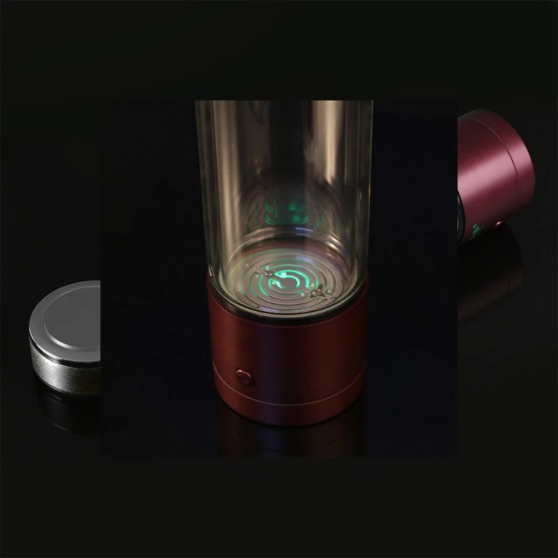 زجاجة مولد مياه غنية بالهيدروجين، هيكل زجاجي، SPE & PEM، صانع حجرة مزدوجة