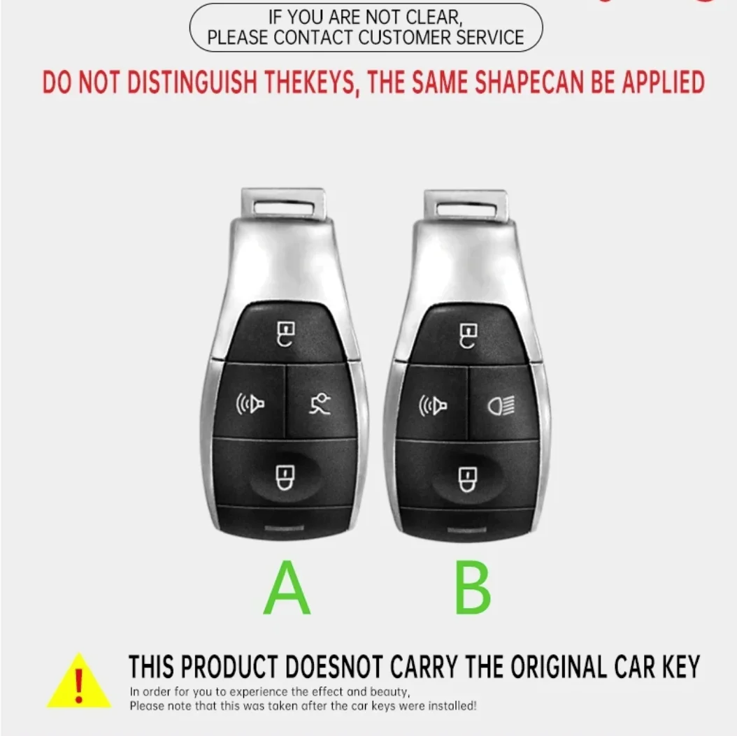 Car Accessories Zinc Alloy TPU Car Key Case Cover Holder For Baic x55 x35 x75 ii evo 5 Beijing bj40 bj80 u7 x7 Key Protective 2