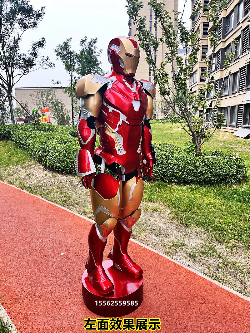 Hot 1/1 Marvel Mk85 Battle Armor Iron Man Armor Human Wearable All Over Real Person Helmet Statue Amazing Cool Cosplay Gifts