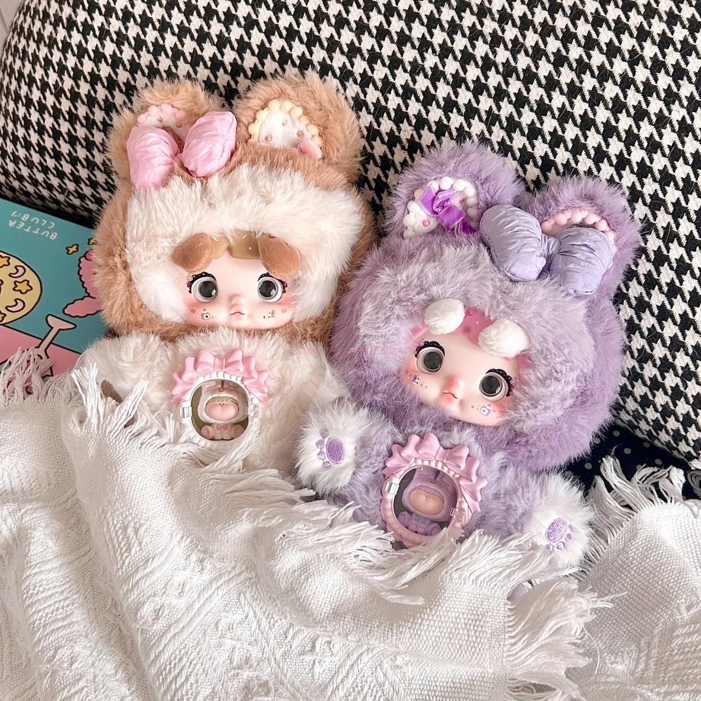 Bonita caja ciega de muñeca con pegamento colaborativo Nommi Amarlilis, serie Sweet Heart, juguetes coleccionables, regalos de cumpleaños, caja ciega de cara de vinilo