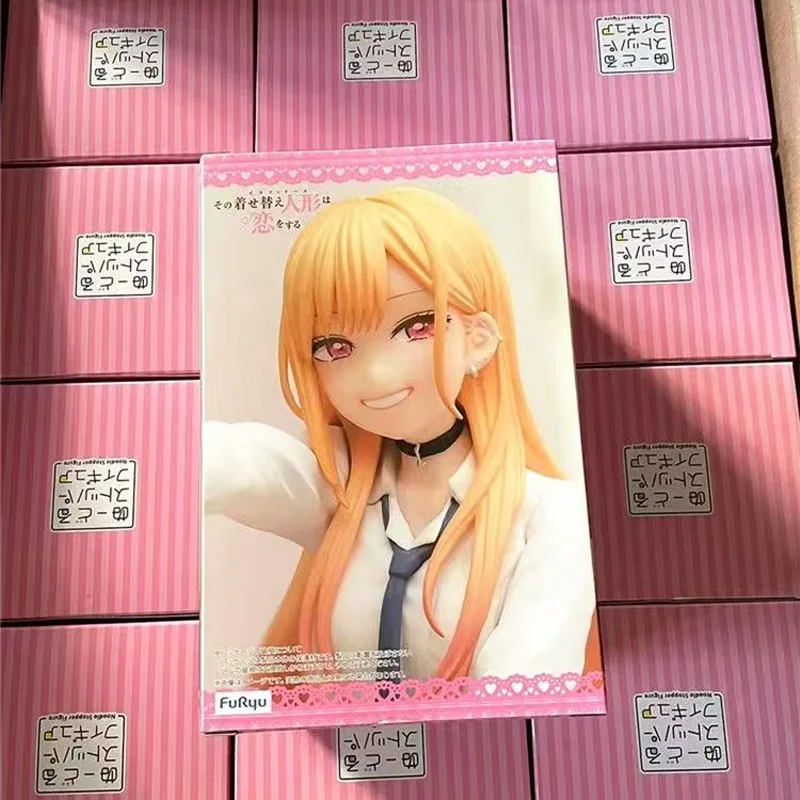 

Подлинная оригинальная фигурка Furyu My Dress-Up Darling Noodle Stopper Marin Kitakawa, ПВХ, аниме-фигурка, модель, коллекционная фигурка, игрушки