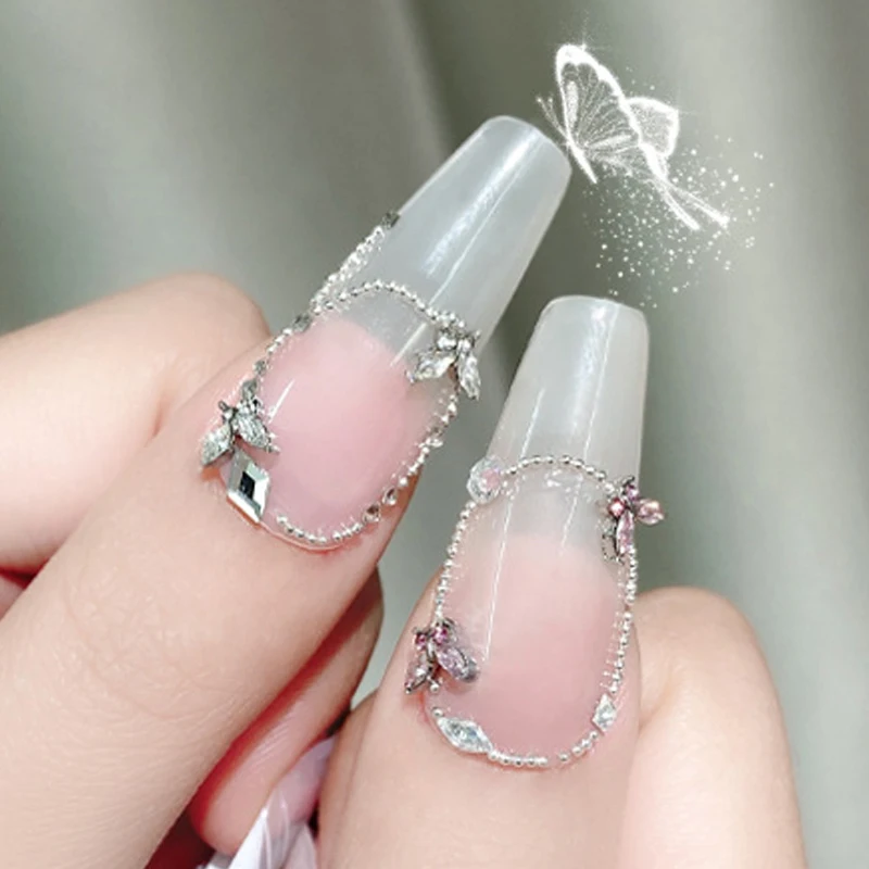 5 قطع الزركون القوس مسمار الزينة الماس مجسمة مسمار الملحقات DIY مسمار الفن اللوحة صالون الأساسيات