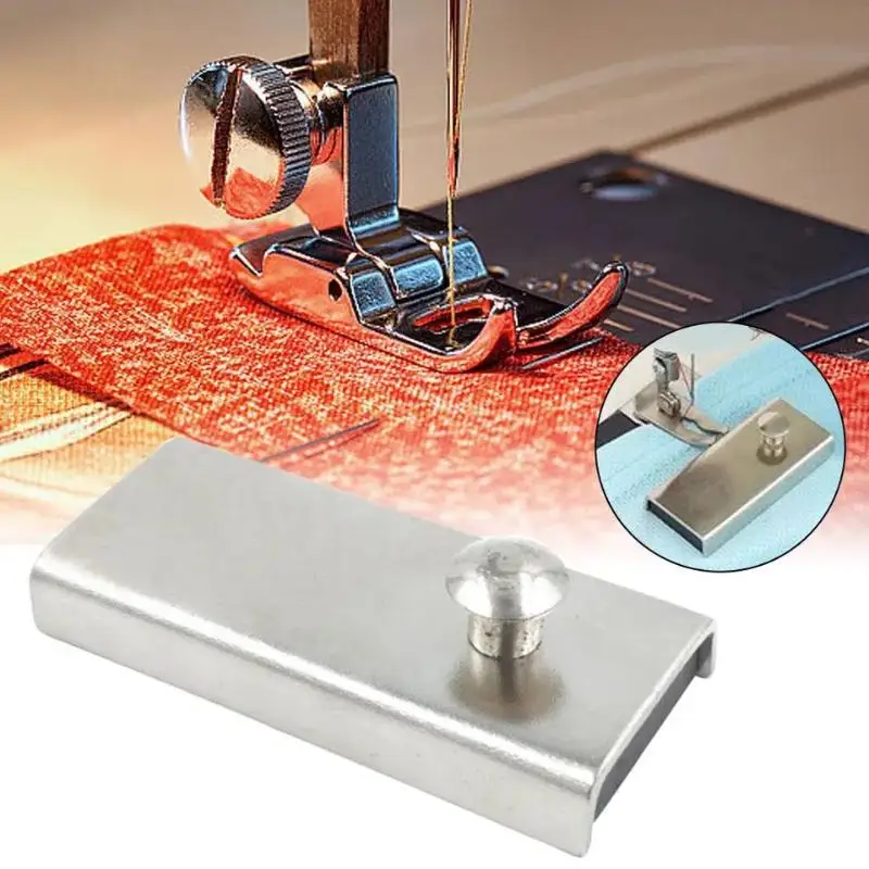 1pc Magnetic Seam Guide For Sewing Machine Magnet Seam Guide Ruler Straight Seam Gauge Sewing Machine Attachments