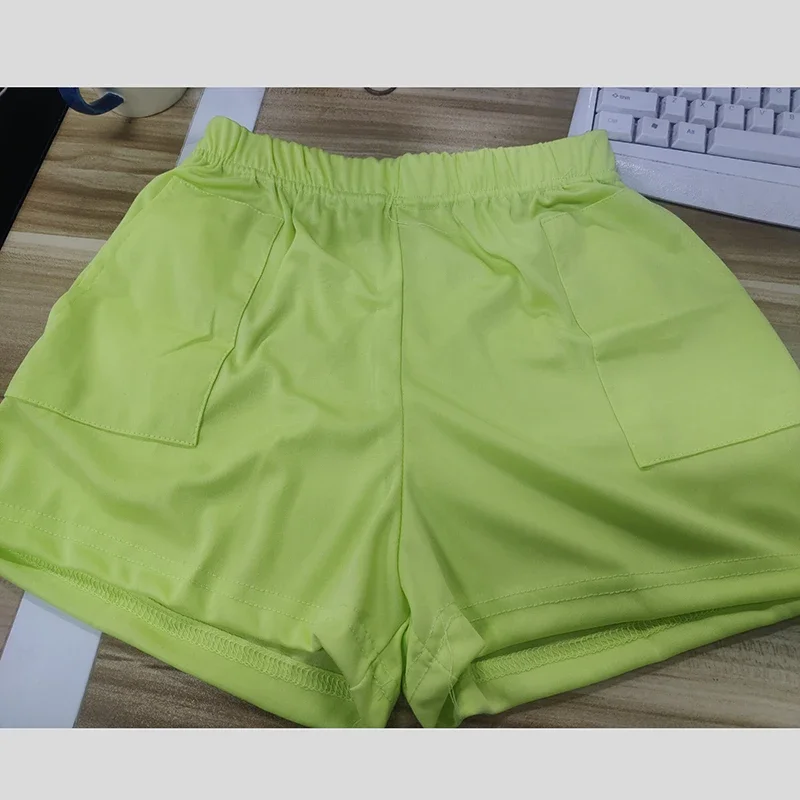 Shorts de sport à jambes larges pour femmes, pantalons décontractés, taille haute, pantalons chauds, vêtements d'été à la mode