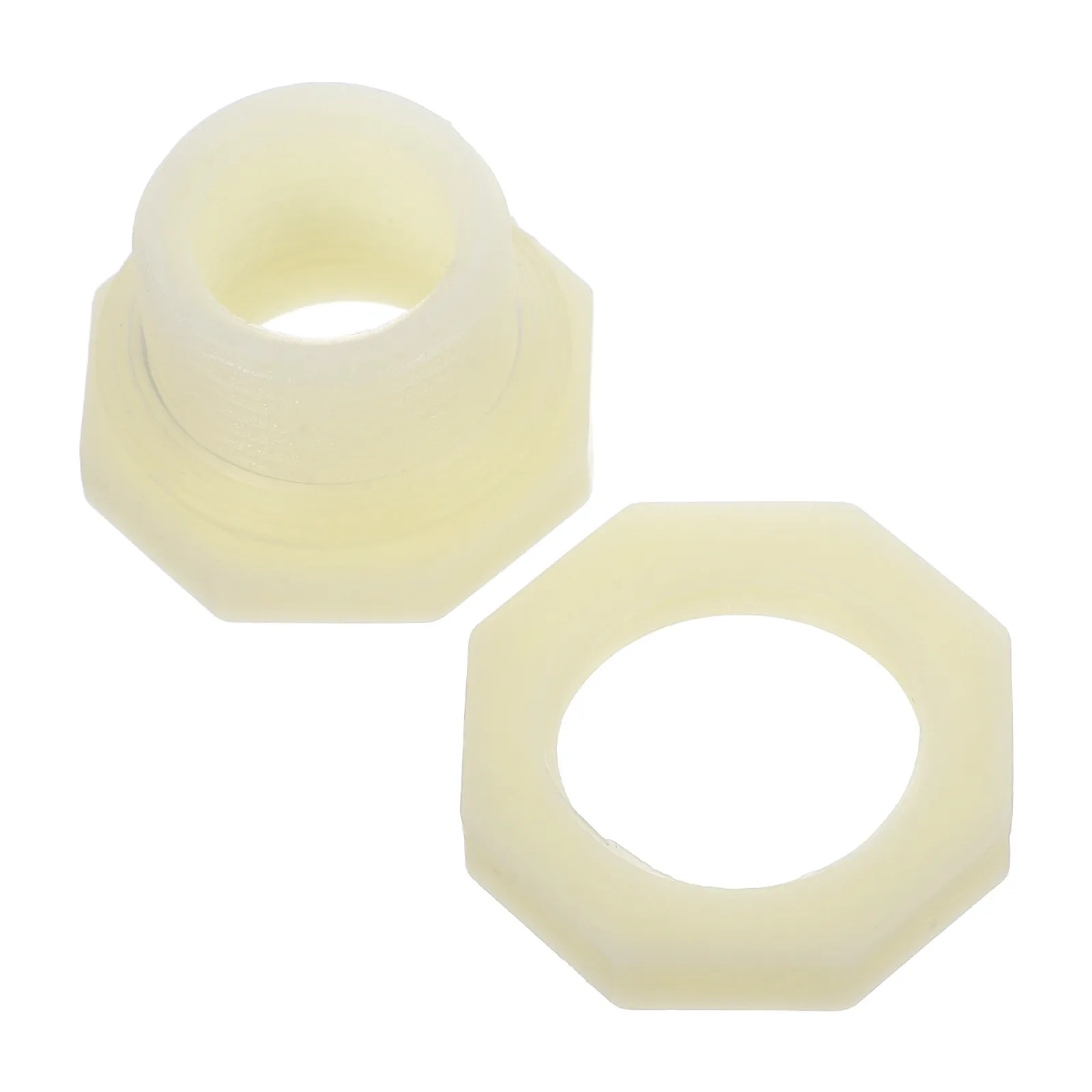 Water Bucket Accessories White Plastic Connector Hose Pipe Fitting Leakproof Longlasting Fish Tank Aquarium Rain Barrels