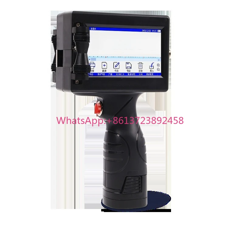 Handheld inkjet printer, portable inkjet printer, print date barcode multilingual inkjet printer