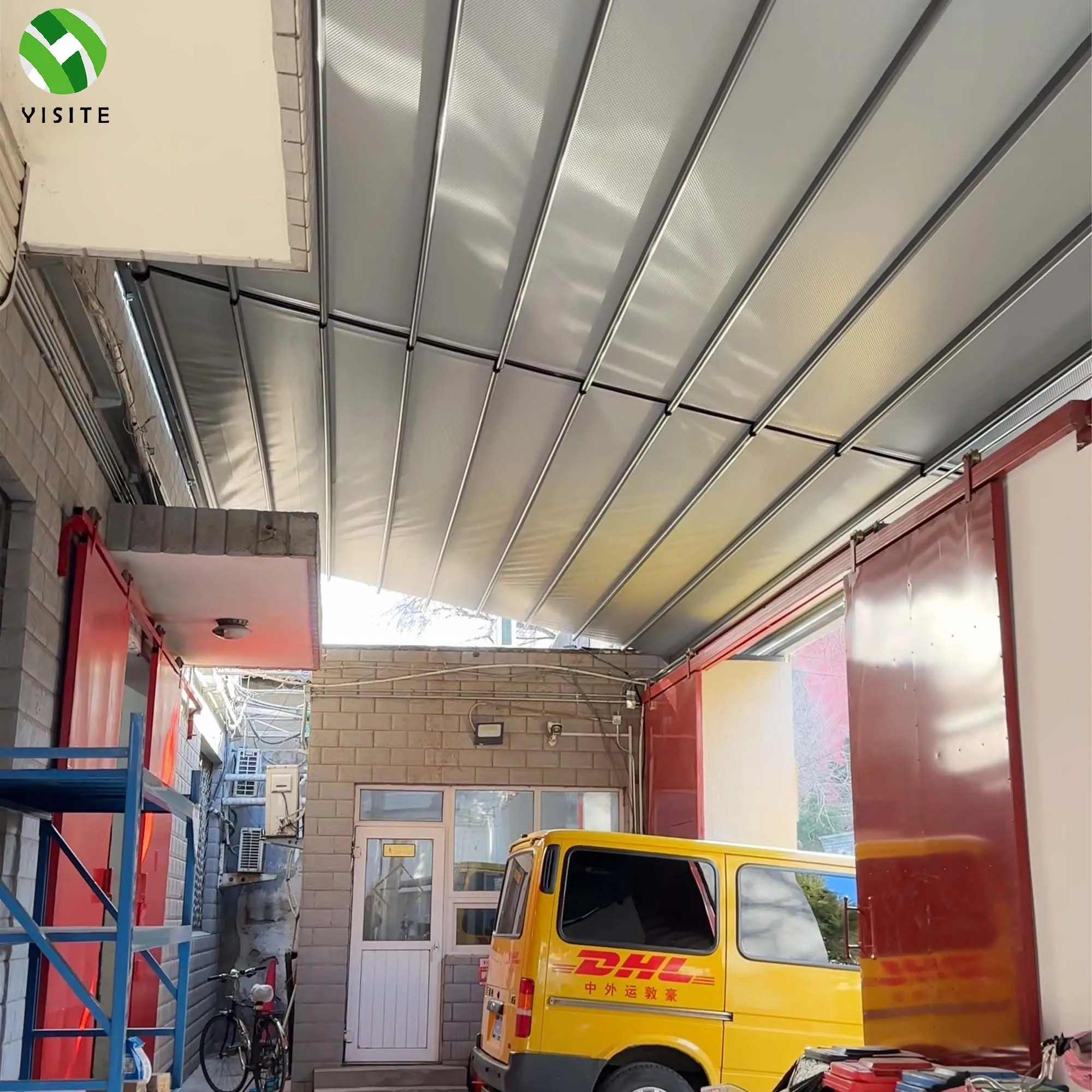 Premium Motorized Skylight Shade Awning Retractable Aluminum Awning Waterproof Awning for Patio