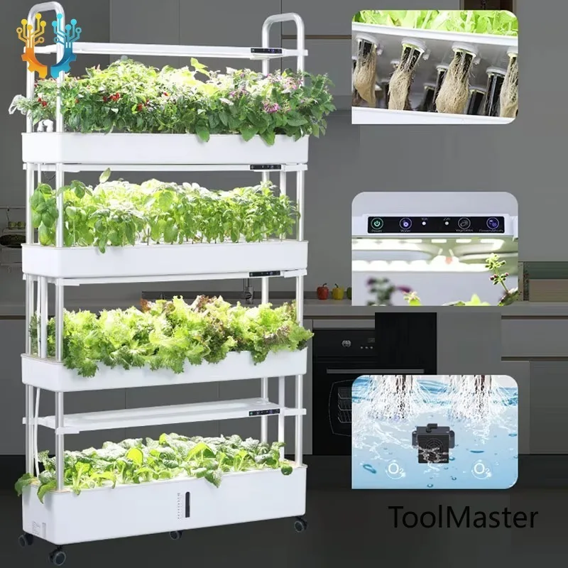 

2026[Hot Sale] Intelligent Multi-layer Planting Machine Soilless Cultivation Equipment Gardening Home Balcony Vegetable Planting