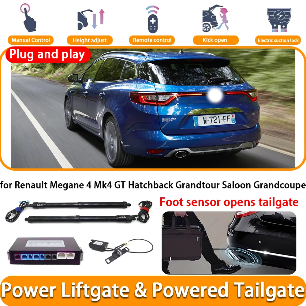 Für Renault Megane 4 Mk4 GT Hatchback Grandtour Saloon Grandcoupe OEM Elektrische Automatische Heckklappe Power Liftgate System