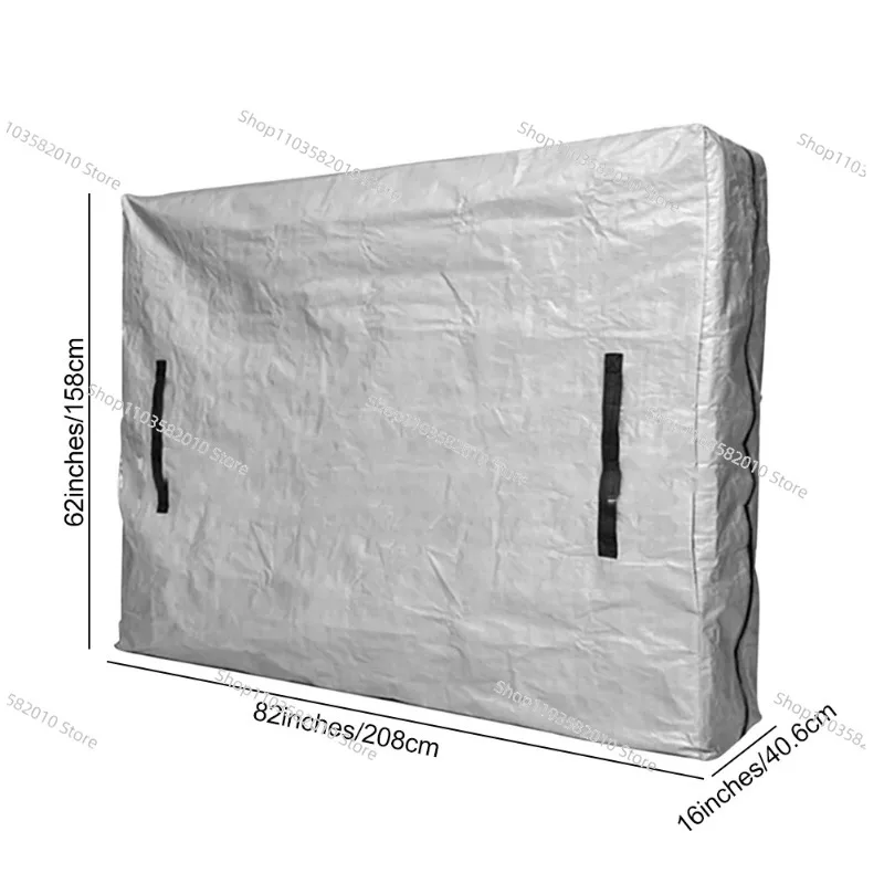Waterproof PE Mattress Storage Bag with Zipper, Dustproof Mattress Protector & Moving Storage Organizer