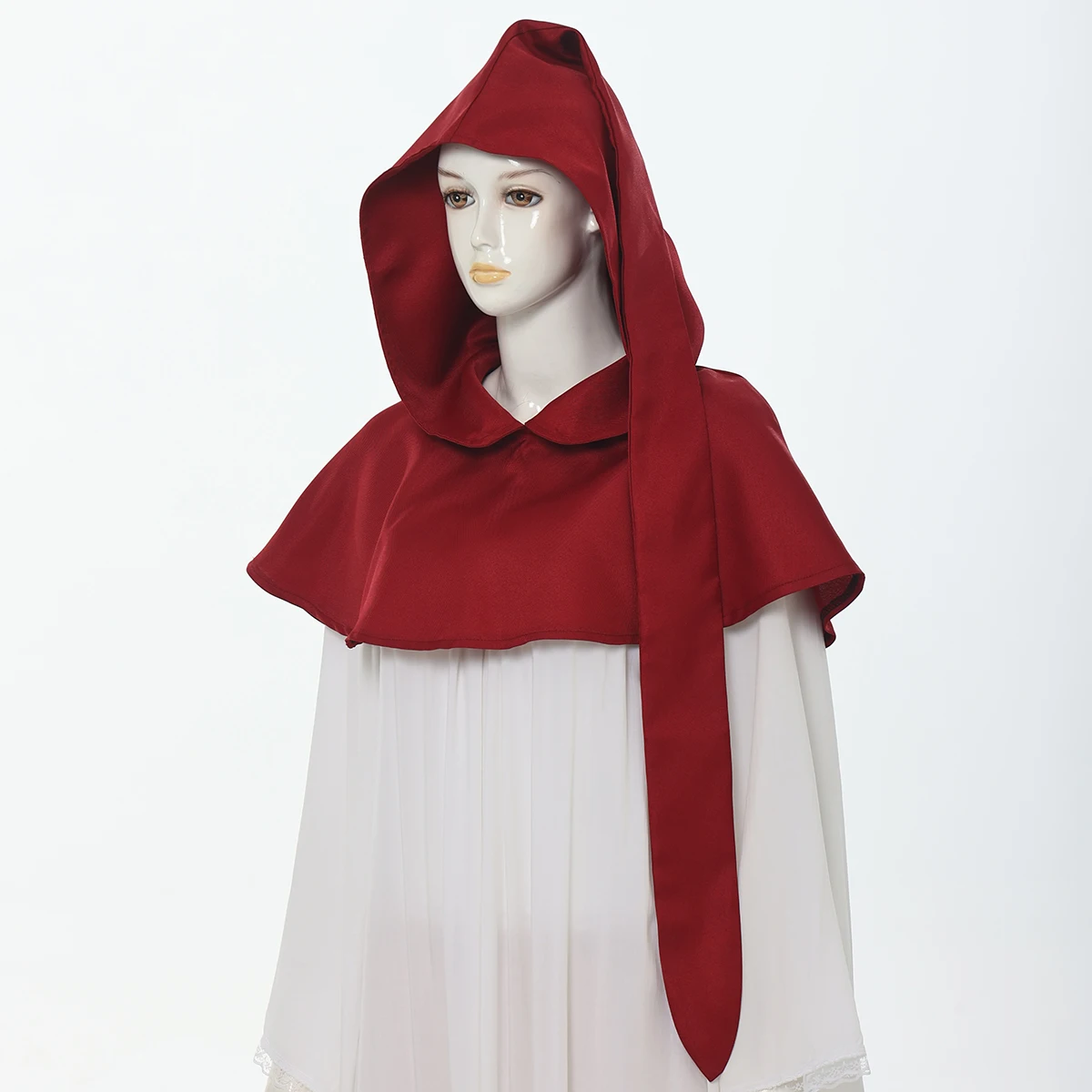 Medieval Hood Mantel for Women Vintage Witch Renaissance Cloak Cape