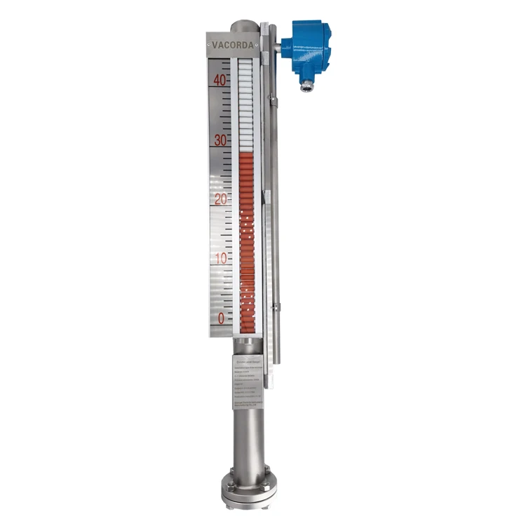 Vacorda magnetic liquid level indicator transmitter with signal output