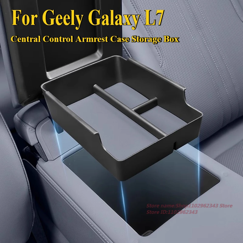 

For Geely Galaxy L7 Central Control Armrest Storage Box Car Interior Organizer Styling Modification Accessory