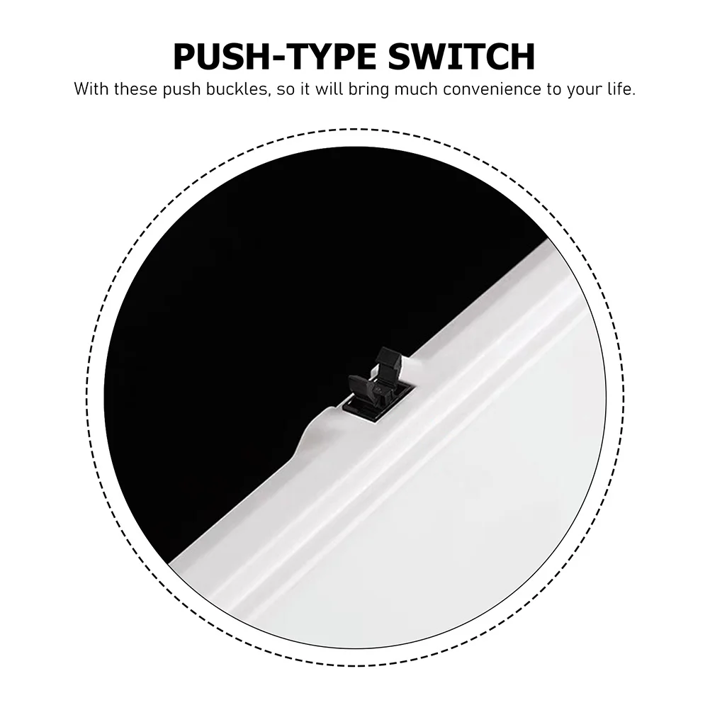 

1Set Trash Can Lid Plastic Lock Self-Locking Switch Replacement Buckles for Home Outdoor Garbage Bin Accessories