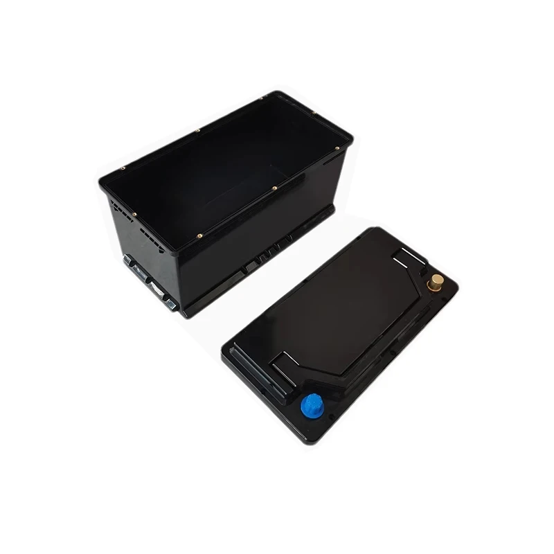 12V 24V Car Starter Battery Case 60038 Type Screw Waterproof Plastic Box 3S Li-ion 4S Lifepo4 Battery Box Copper Terminals