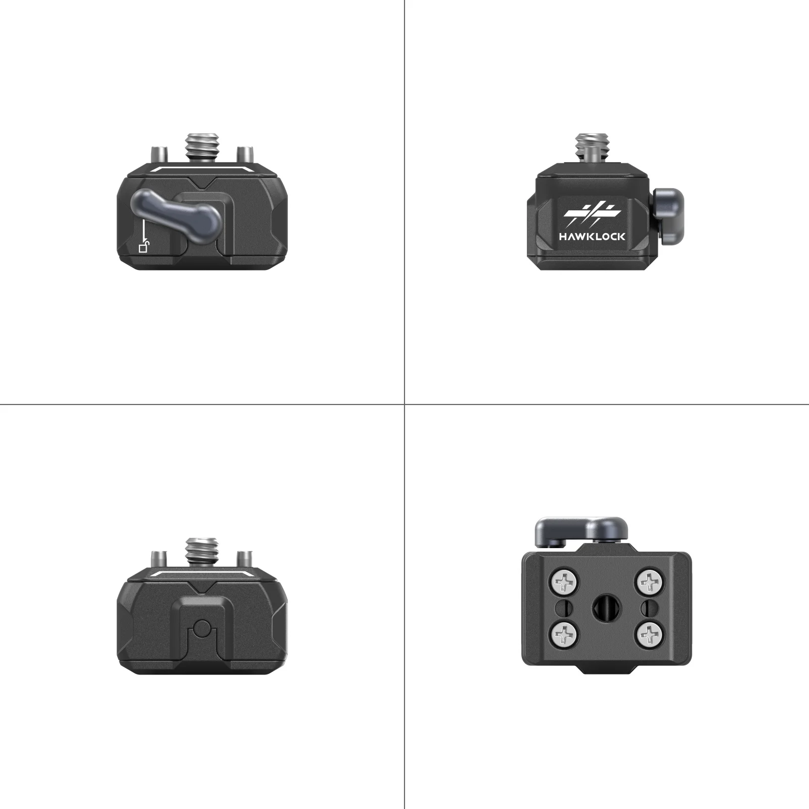 SmallRig Drop-in HawkLock Universal mini Quick Release Clamp and Plate Tripod Mount Adapter for Canon Sony Camera Monitors 3513