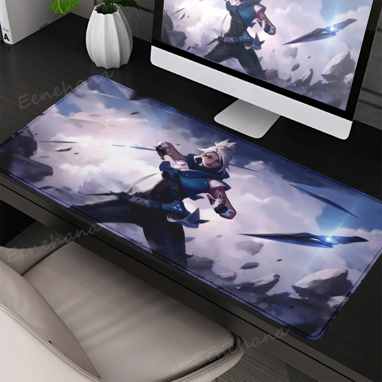 Valorant Office Accessories Mouse Rug Mause Pad Gamer Keyboard Pc Cabinet Desk Mat Mousepad Gaming Mats Xxl Large Carpet 900x400