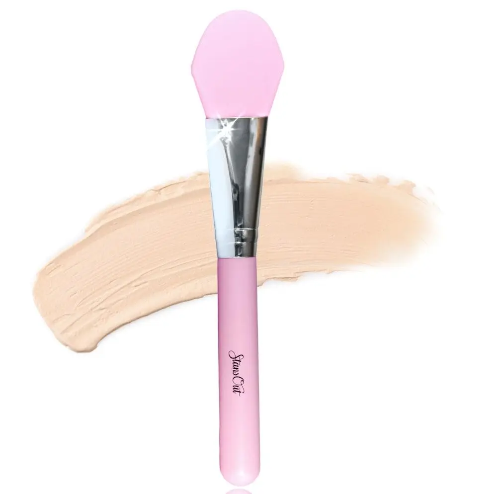 

Liquid Foundation Brush for Cream or Powder - Easy Clean, Travel-Friendly, Durable Silicone Applicator