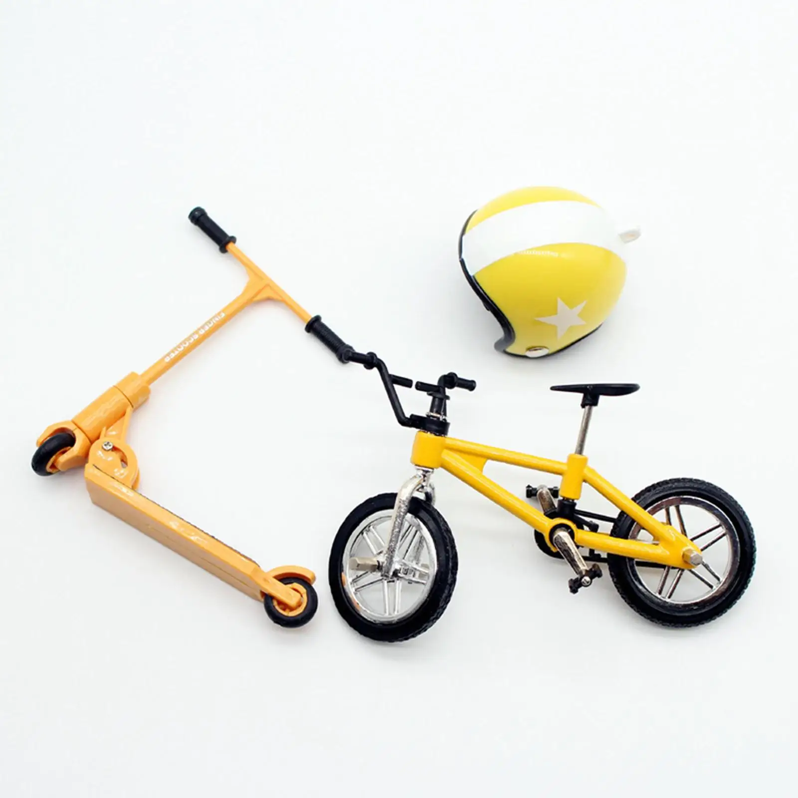 Mini Model Fiets Speelgoed Kids Speelgoed Cadeau Desktop Decoratie Miniatuur 3d Fiets Model Kit Voor Poppenhuis Jongens Volwassenen Meisjes Kids