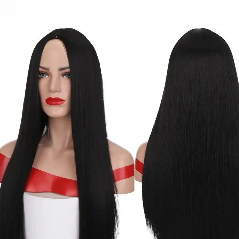 Rosabeauty Nature Color 30 40 Inch Straight 13X4 Lace Front Human Hair Wigs Glueless Brazilian For Black Women Remy 180% Density