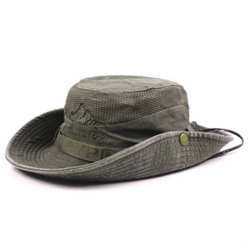 Casquette d'été en maille respirante pour hommes et femmes, chapeau rétro, 100% coton, chapeau E27, ander, pêche dans la jungle, nouveauté, casquette de plage pour papa