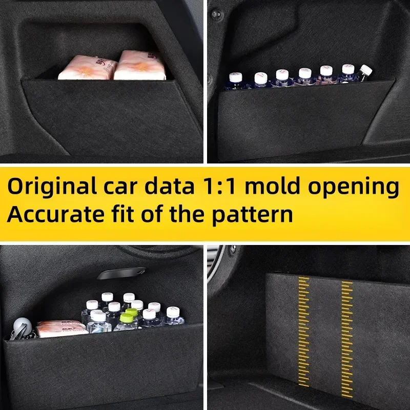 Thickening Trunk Storage Partition For Mercedes For Benz C Class W206 2022~2025 Multifunction Storage Box Interior Accessories