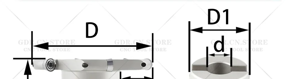 GDR TMR SMP EMR Planfräskopf EMRW6R EMR5R 63 50 80 100 RPMT Schaftfräskopf Schneidbearbeitung Rundnase Planfräser – Detail 11