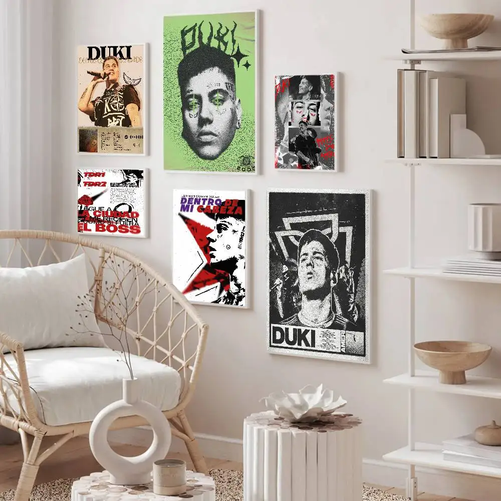 Rapper D-Duki Classic Vintage Posters Whitepaper Prints Posters Artwork Kawaii Room Decor