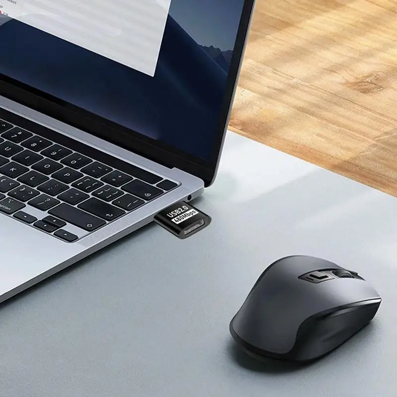 USB 2.0 Type-C адаптер типа OTG Type C USB C «папа»-USB «мама»