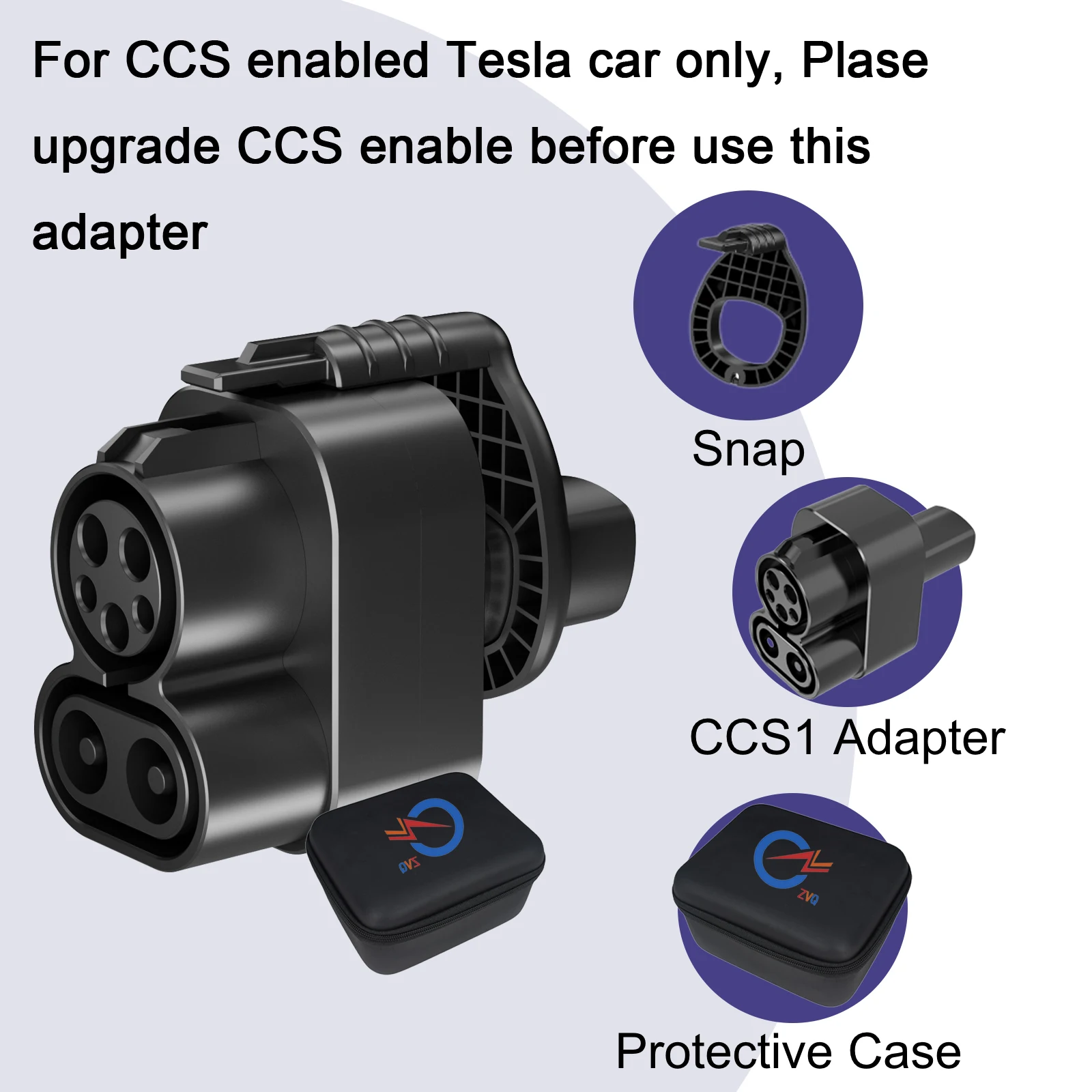 공장 도매 Dc 고속 충전기 250A 최대 IP54 Ev 충전소 Ccs1 - Tesla 어댑터 썸네일 4