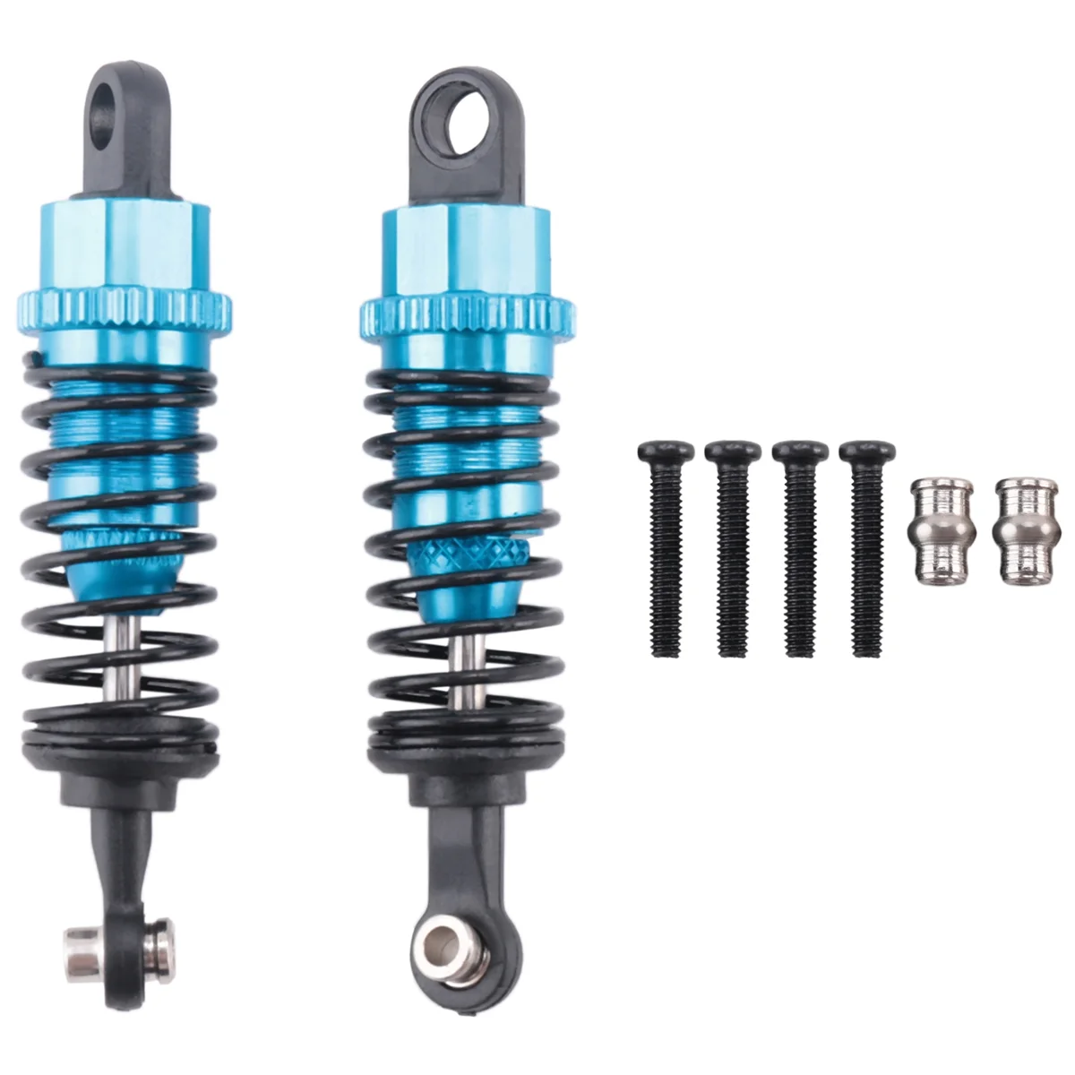 Новый 2 шт. масляный регулируемый демпфер амортизатора 65 мм для радиоуправляемого автомобиля 1/18 WLtoys A959 A969 A979 K929 Hpi Hsp Traxxas Losi Tamiya, синий