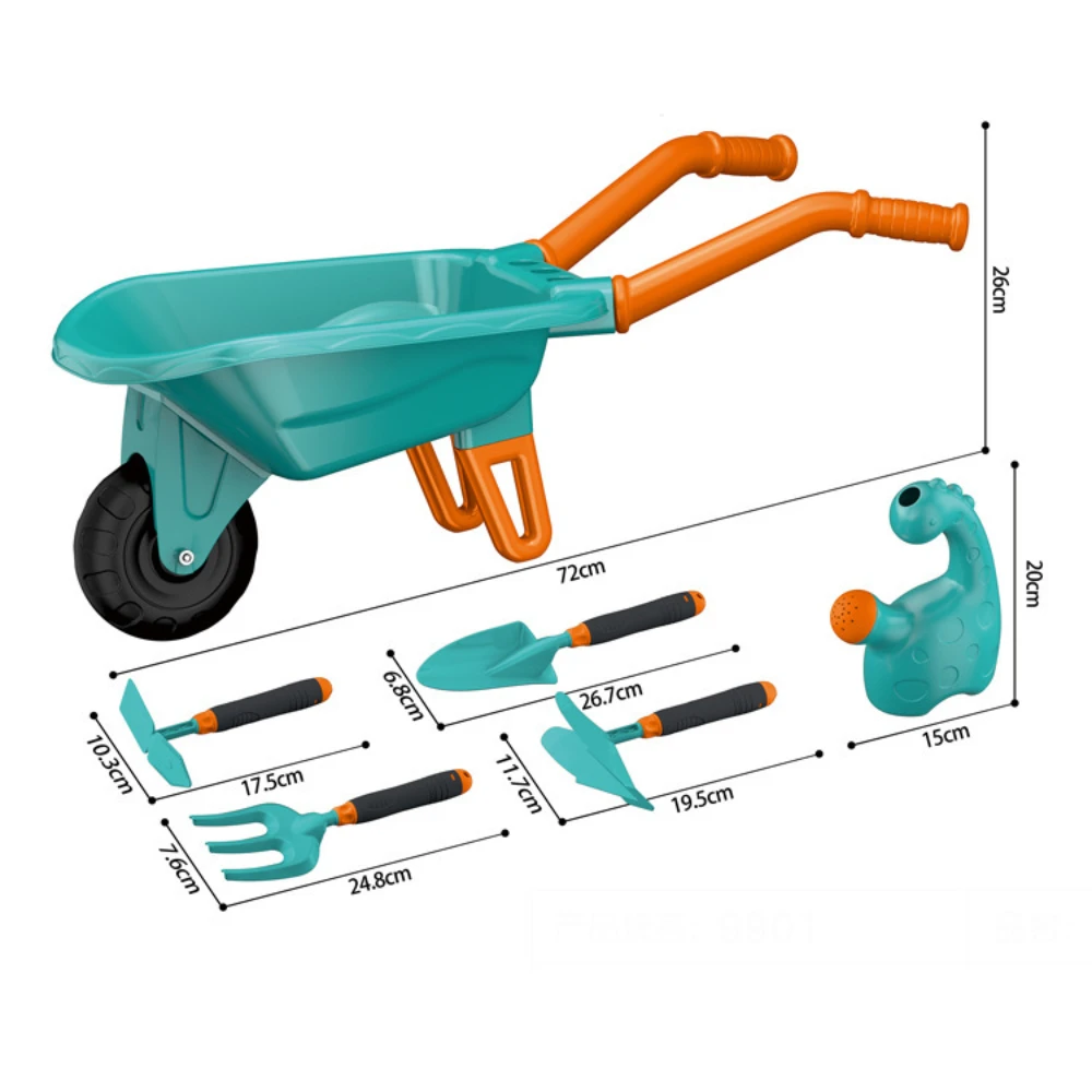 Conjunto de Ferramentas de Jardinagem para Crianças WizKidz, Brincadeira ao Ar Livre, Diversão no Quintal, Atividades de Aprendizagem e Presente para Meninos e Meninas da Pré-Escola.